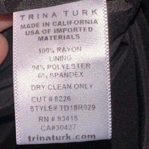 Trina Turk Refreshing Off Shoulder One Shoulder Floral Dress - Picture 7 of 7